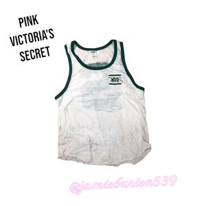 EUC PINK Victoria's Secret MSU Tank top